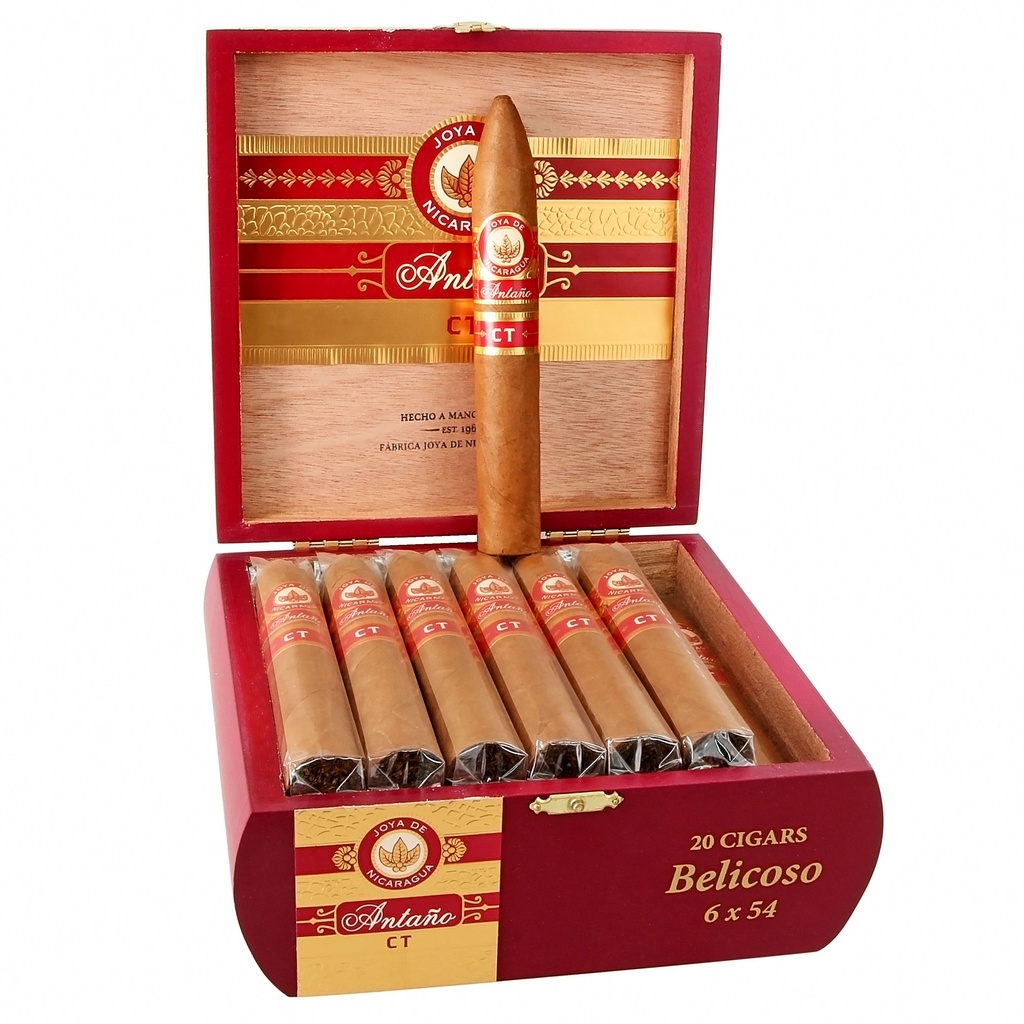 Joya de Nicaragua Antano CT Belicoso Box of 20 -  6" x 54