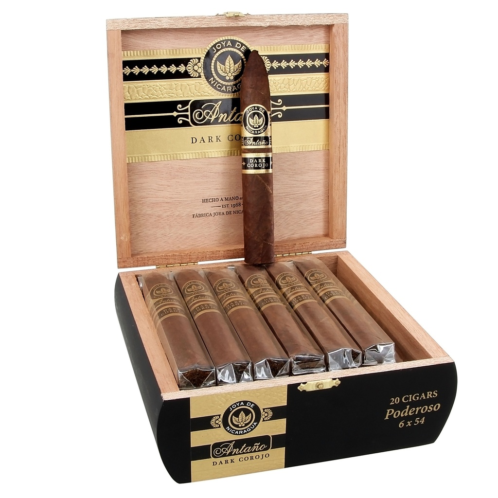 Joya de Nicaragua Antano Dark Corojo Poderoso Box of 20 - 6" x 54
