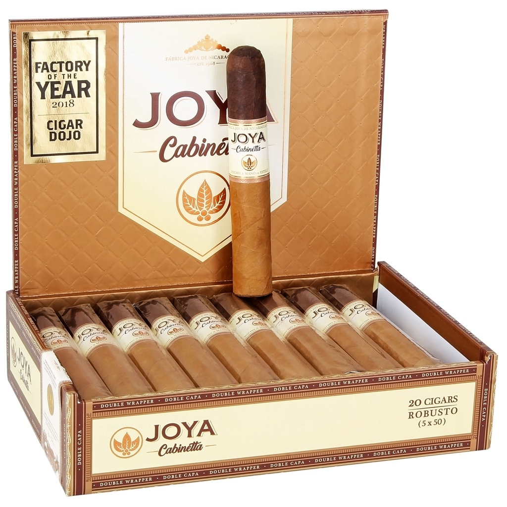 Joya de Nicaragua Cabinetta Robusto Box of 20 - 5" x 50