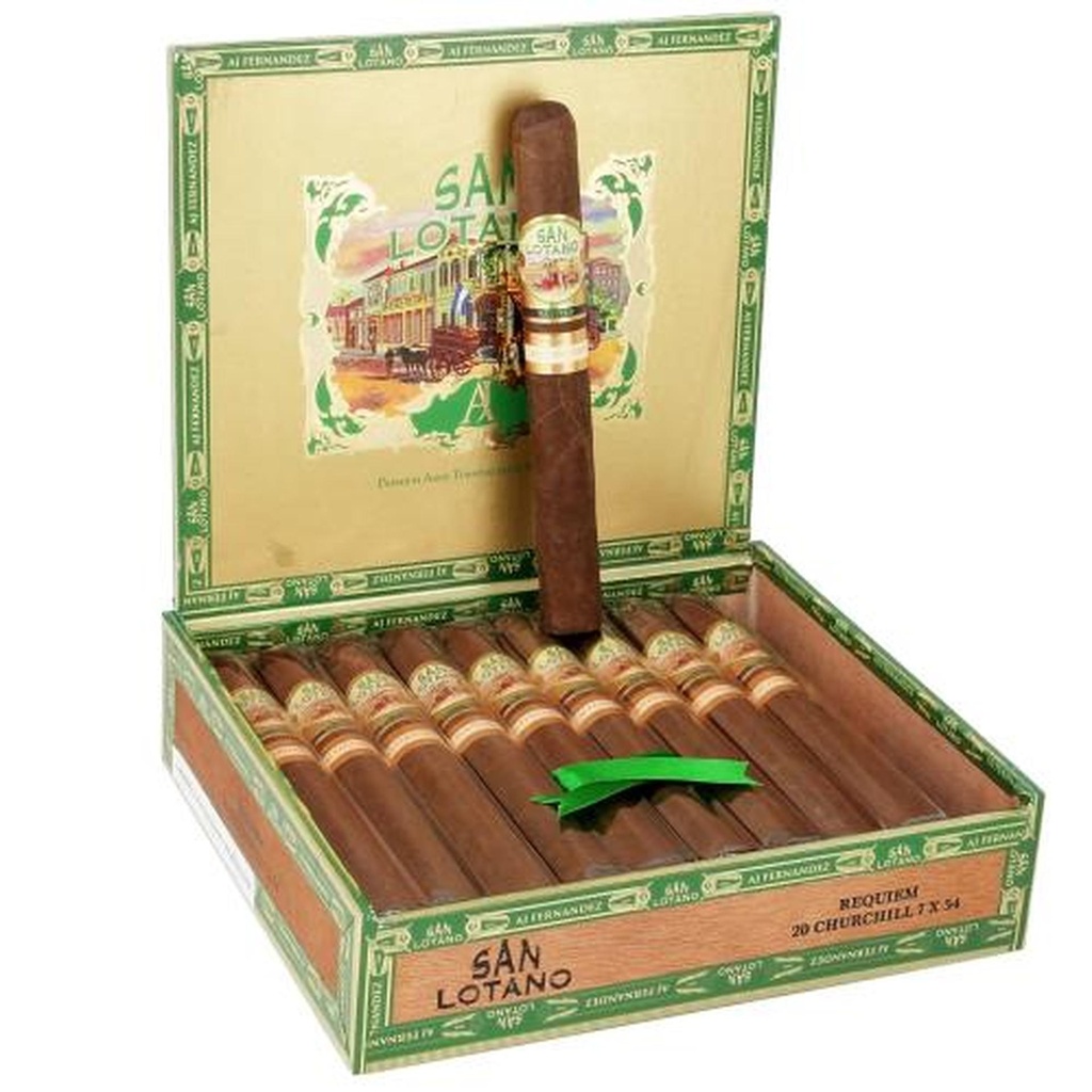 AJ Fernandez San Lotano Requiem Habano Churchill Box of 20 - 7" x 54