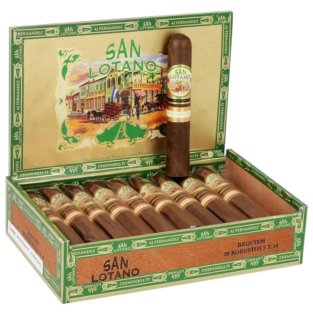 AJ Fernandez San Lotano Requiem Habano Robusto Box of 20 - 5" x 54