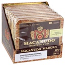 Macanudo Small Cigars Maduro Ascots Tin Of 10 - 4" 3/16 x 32