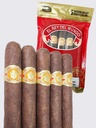 El Rey Del Mundo Naturals Reserva Salado Retail Shelf 5 Cigar Sampler (5 packs of 25) - 6" x 54
