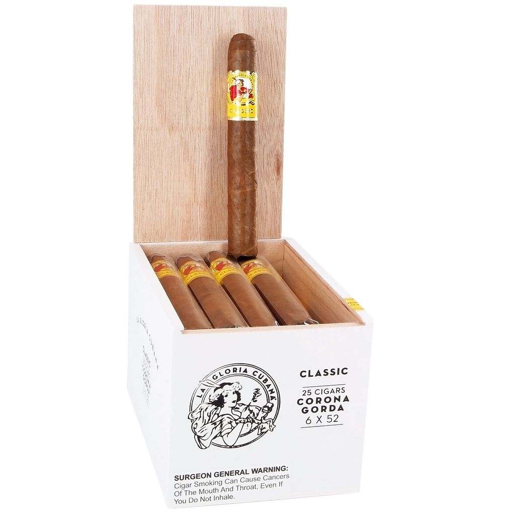 La Gloria Cubana Natural Corona Gorda Box of 25 - 6" x 52