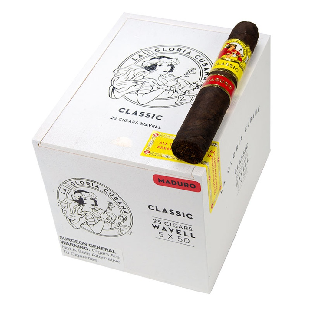 La Gloria Cubana Natural Wawel Box of 25 - 5" x 50 