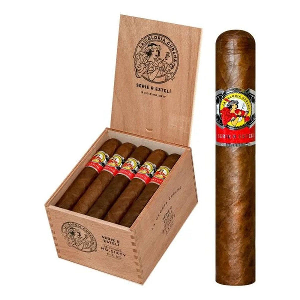 La Gloria Cubana Serie R Esteli No.60 Box of 18 - 6" x 60