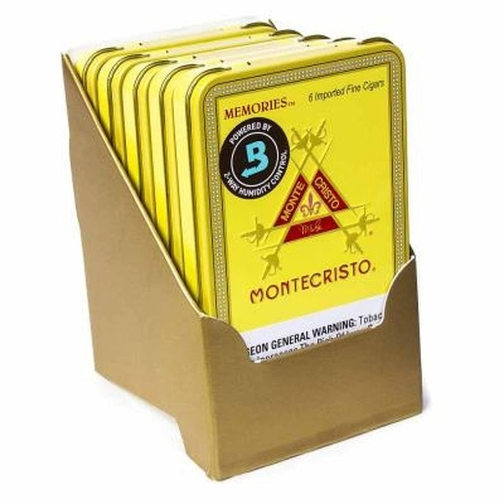 Montecristo Small Cigars Memories Box of 5 - 4" x 33 