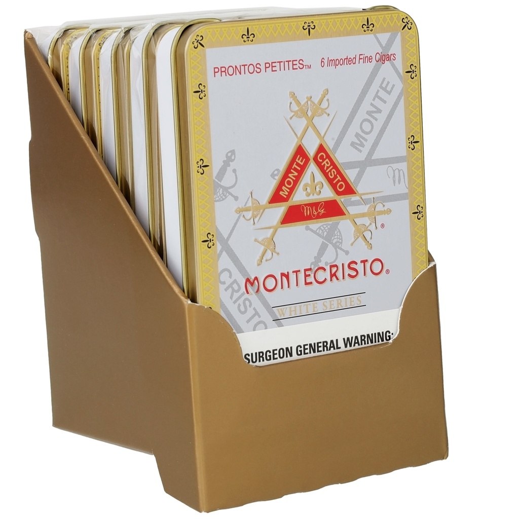 Montecristo Small Cigars Pronto Petites Pack of 5 - 4" x 33