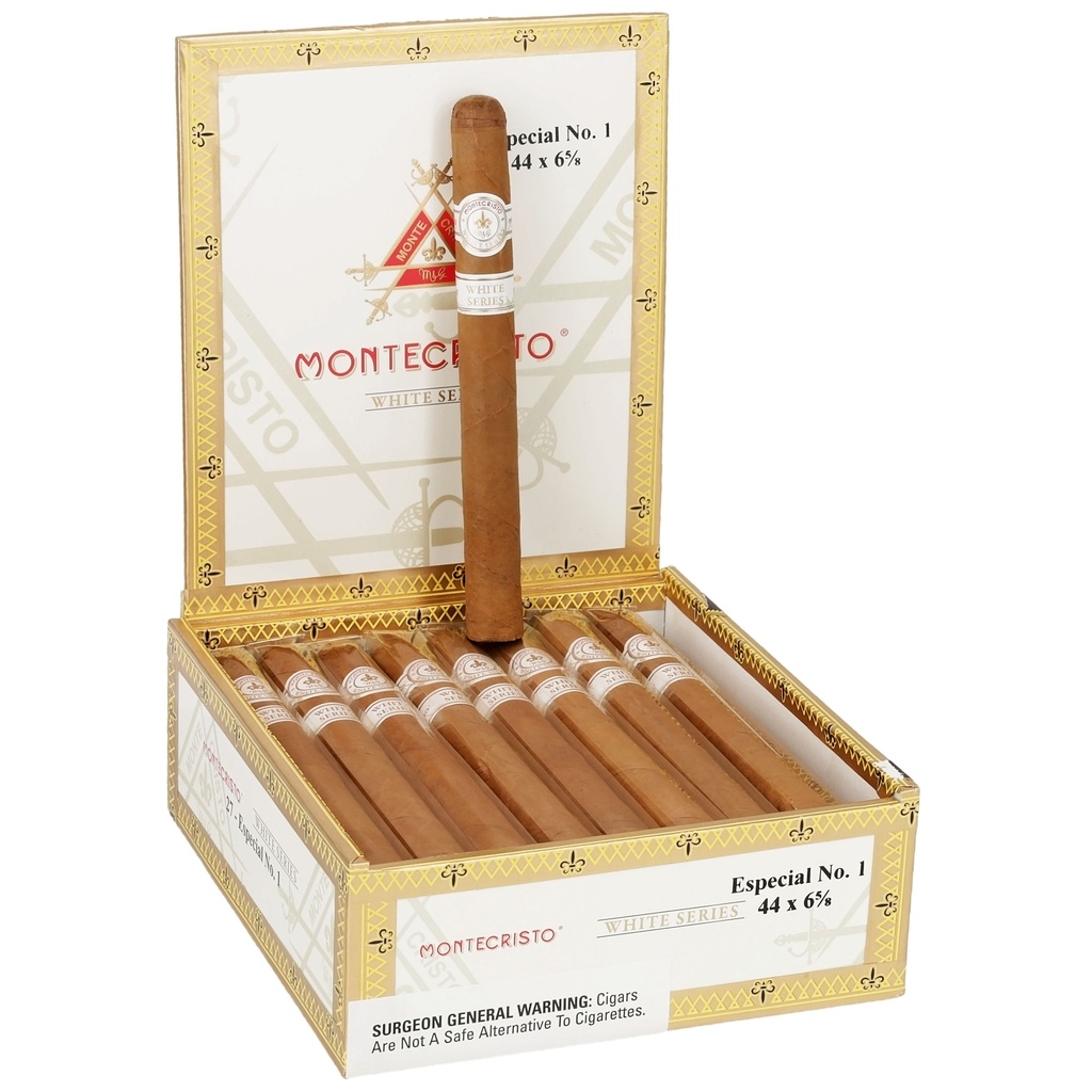 Montecristo White Especial No. 1 Box of 27 - 6" 5/8 x 44