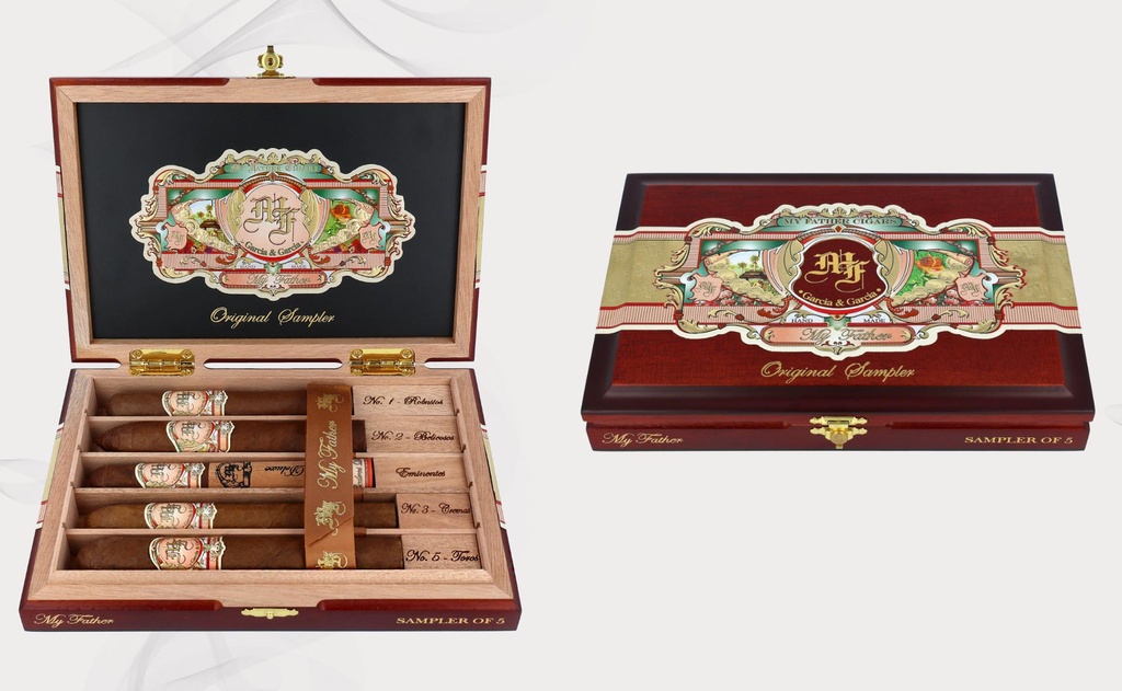 My Father Original Assortment Shelf Retail Pack of 5 - Sampler Cigars