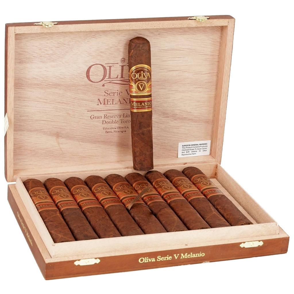 Oliva Serie V Melanio Double Toro Box of 10 - 6" x 60