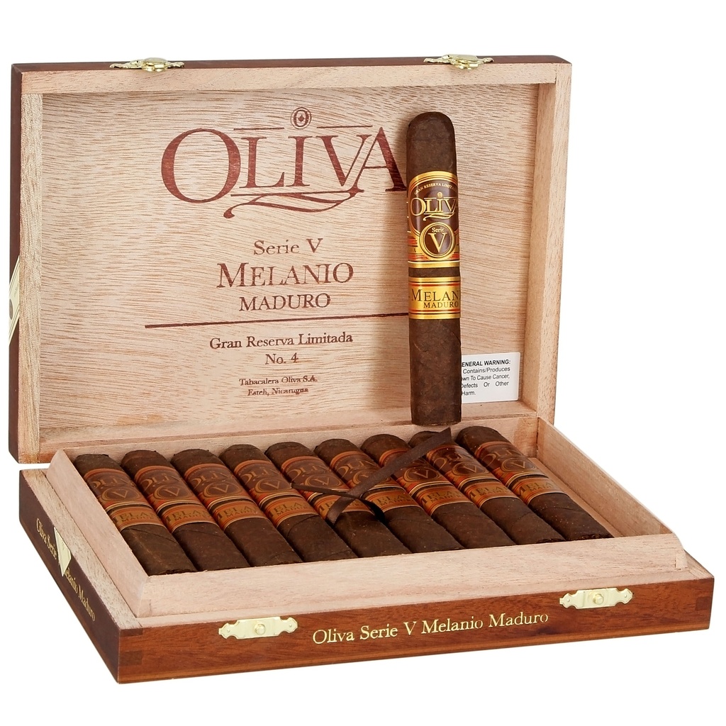 Oliva Serie V Melanio Maduro No. 4 Box of 10 - 4" 1/2 x 46