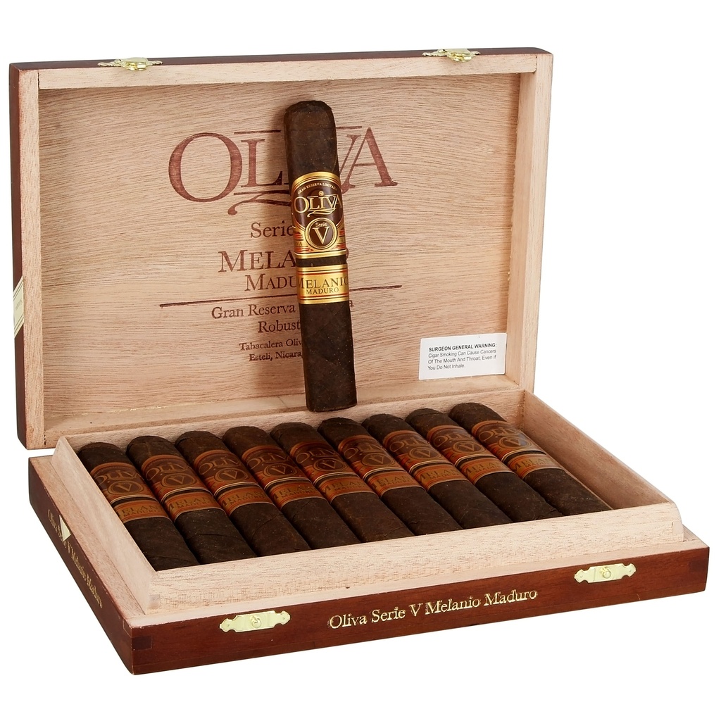 Oliva Serie V Melanio Maduro Robusto Box of 10 - 5" x 52