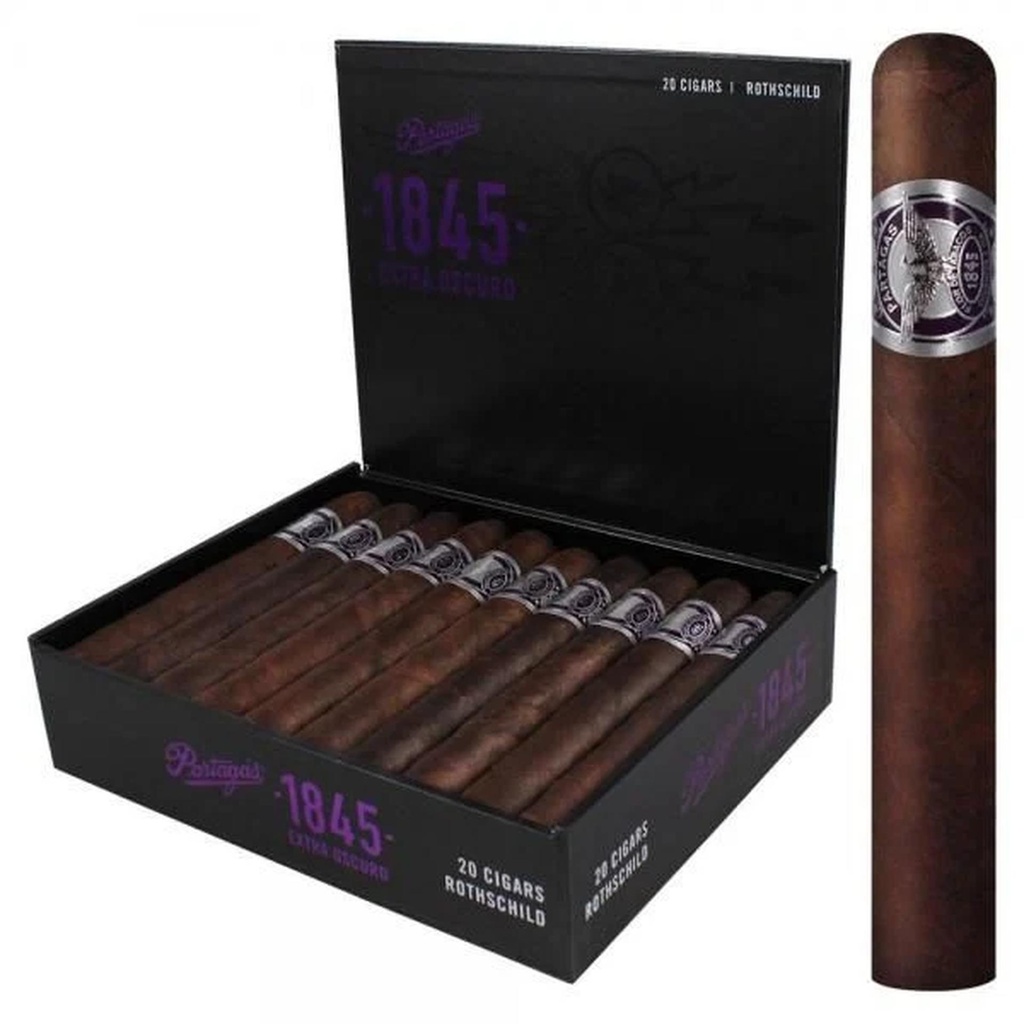 Partagas 1845 Extra Oscuro Rothschild Box of 20 - 5" 5/8 x 46