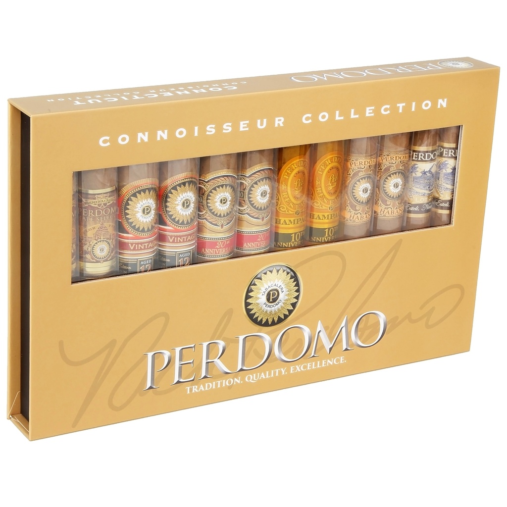 Perdomo Collection Connoisseur Connecticut 12-Cigar Sampler