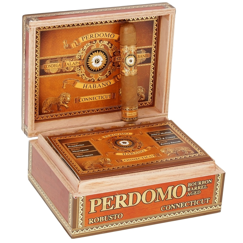 Perdomo Habano Connecticut Robusto Box of 24 - 5" x 54
