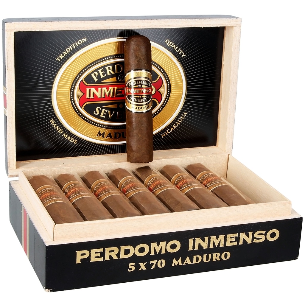Perdomo Inmenso Seventy Maduro Robusto Box of 16 - 5" x 70
