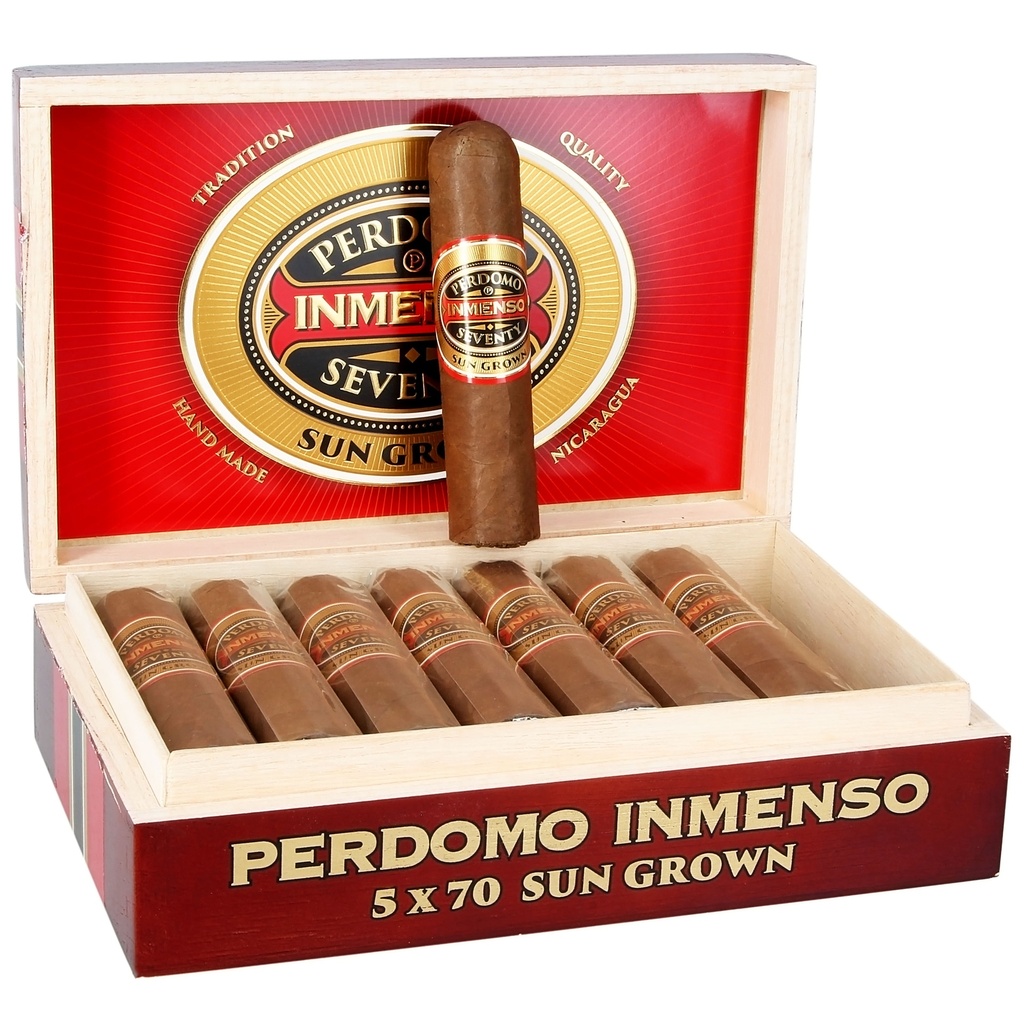 Perdomo Inmenso Seventy Sun Grown Robusto Box of 16 - 5" x 70