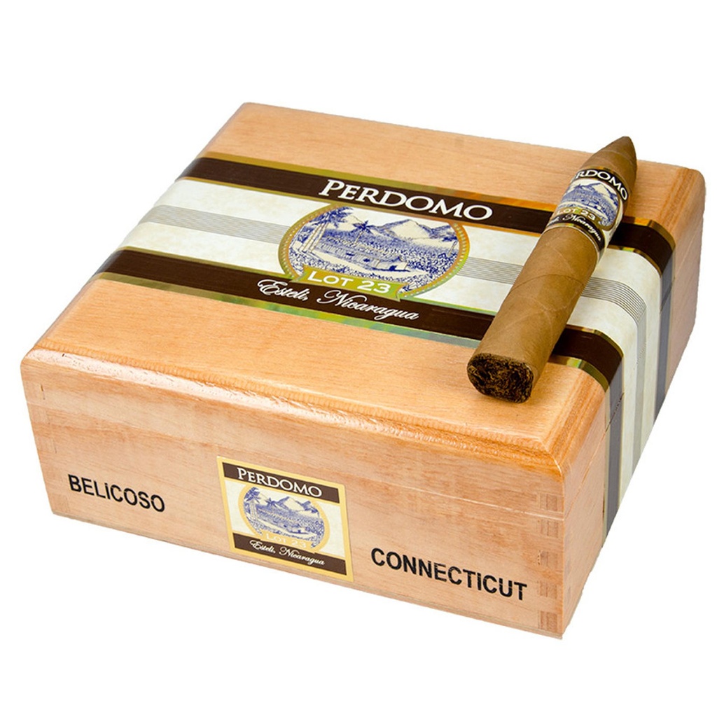 Perdomo Lot 23 Connecticut Belicoso Box of 24 - 5" x 54 
