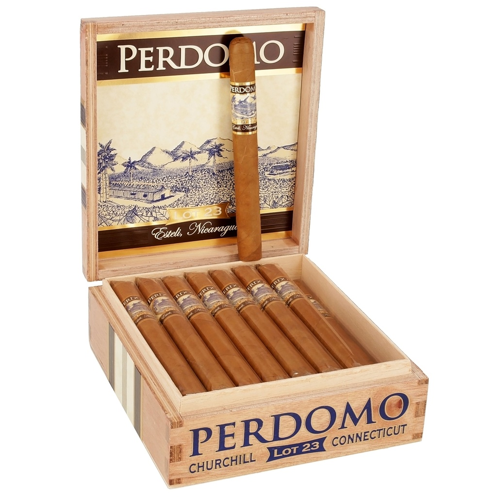 Perdomo Lot 23 Connecticut Churchill Box of 24 - 7" x 50