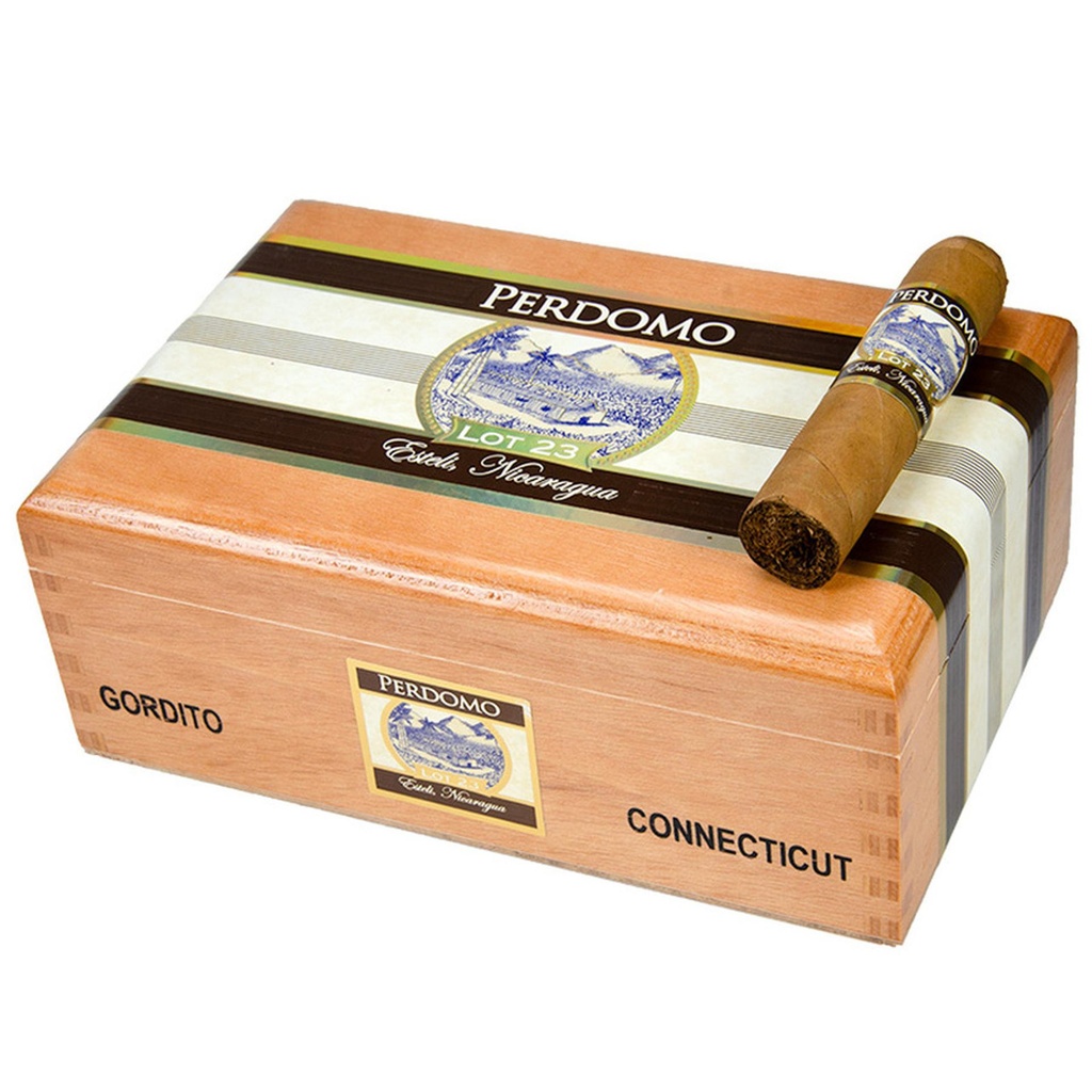 Perdomo Lot 23 Connecticut Gordito Box of 24 - 4" 1/2 x 60 