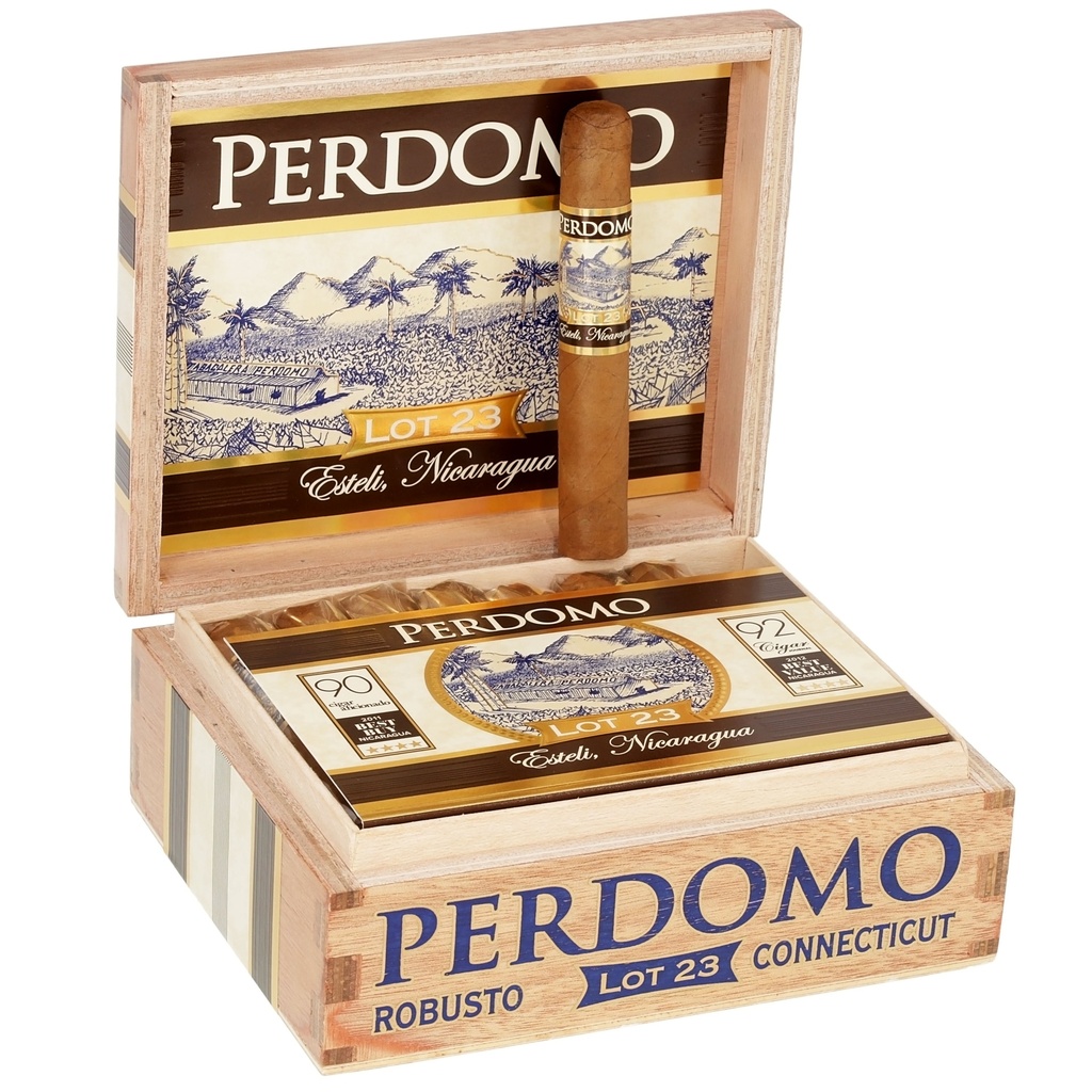 Perdomo Lot 23 Connecticut Robusto Box of 24 - 5" x 50