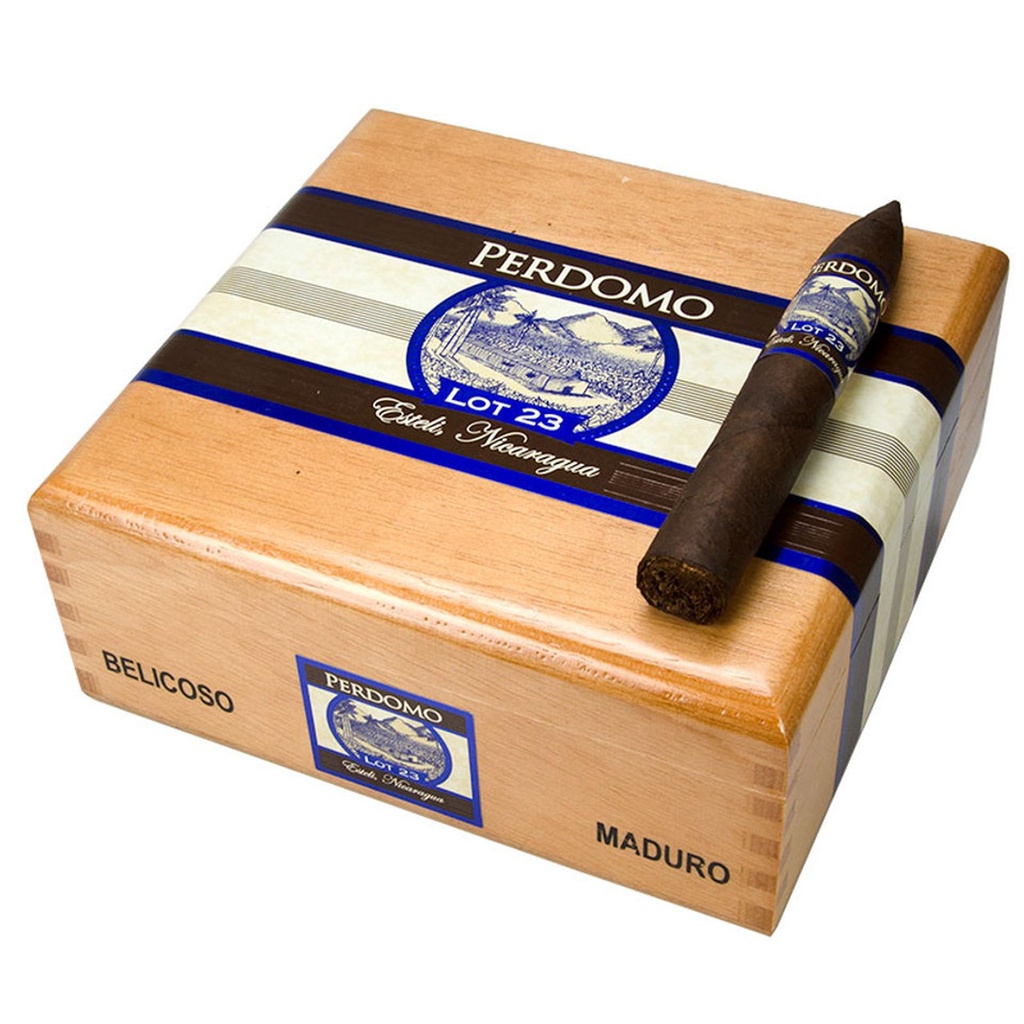 Perdomo Lot 23 Maduro Belicoso Box of 24 - 5" x 54 