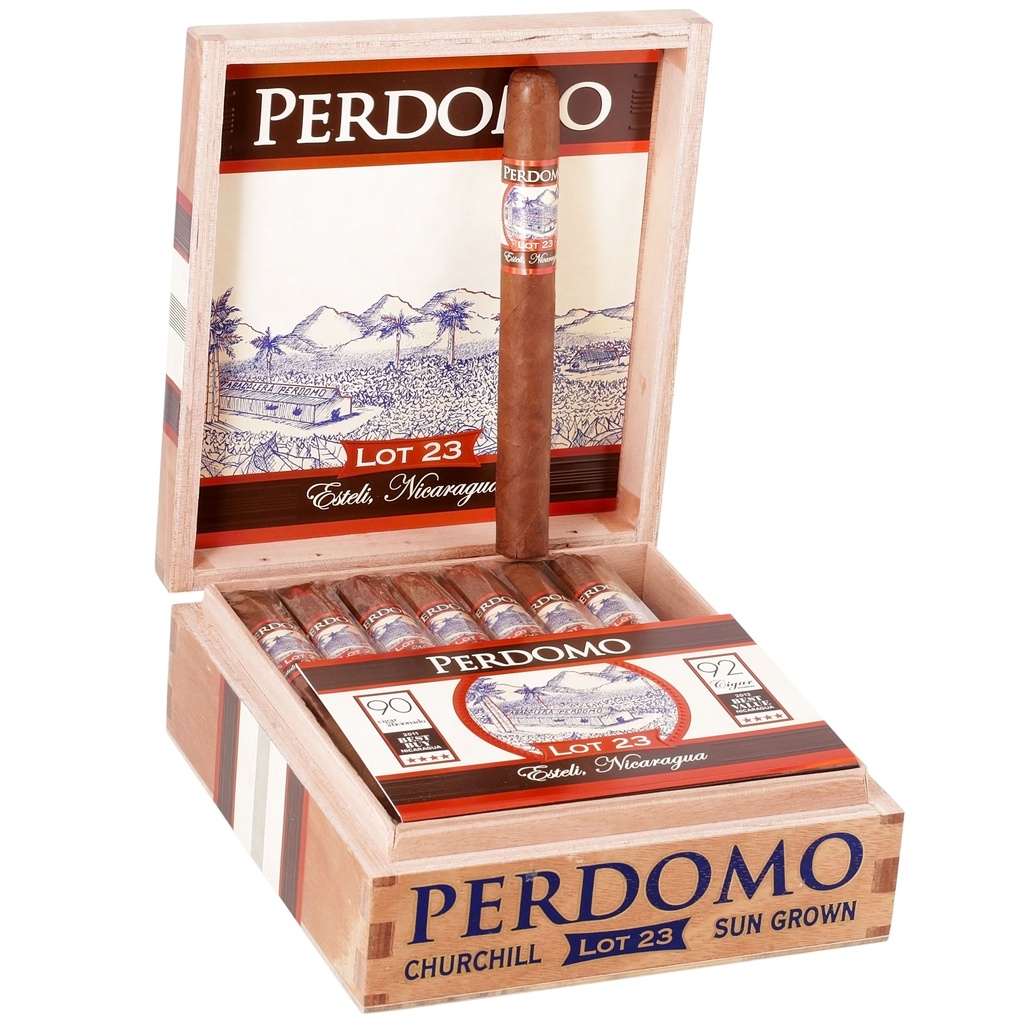 Perdomo Lot 23 Sungrown Churchill Box of 24 - 7" x 50