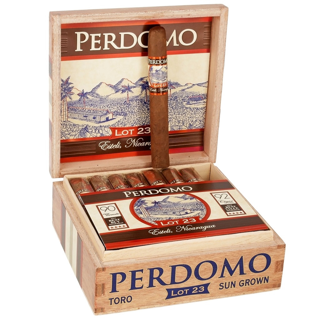 Perdomo Lot 23 Sungrown Toro Box of 24 - 6" x 50