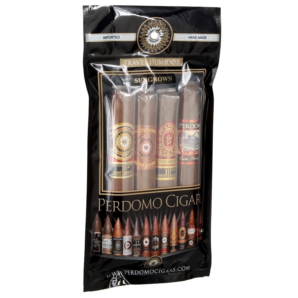 Perdomo Retail Shelf Assorted Sungrown - 4-Cigar Sampler 