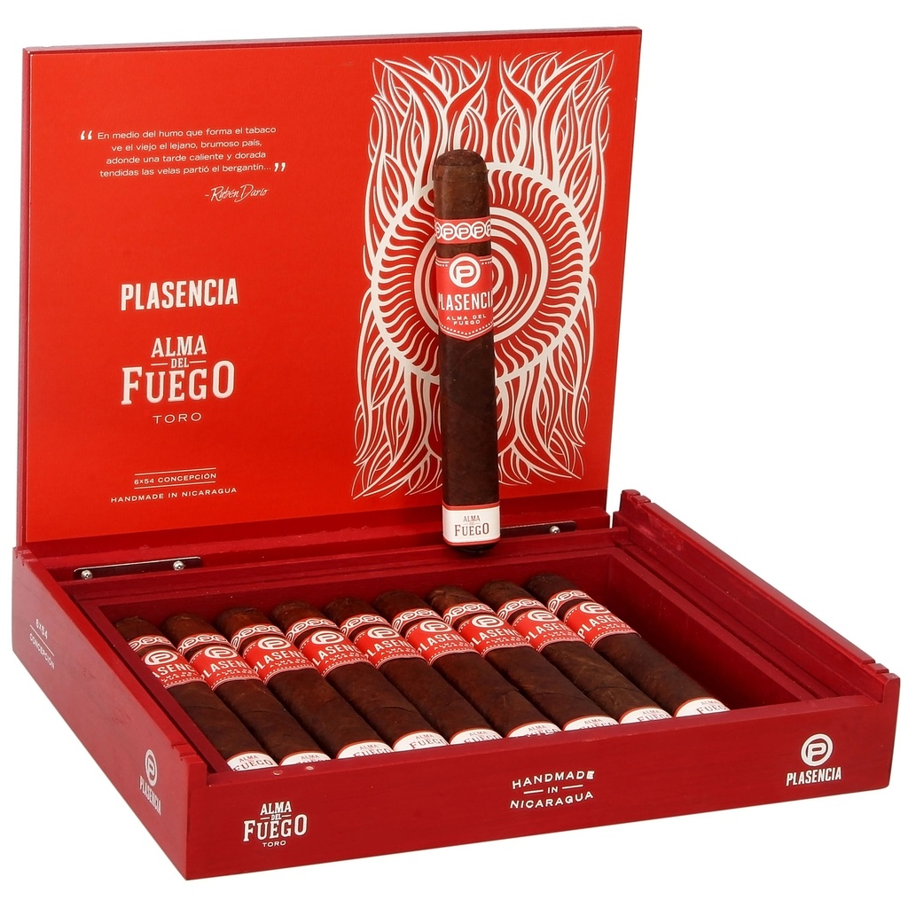 Plasencia Alma del Fuego Concepcion Box of 10 - 6" x 54
