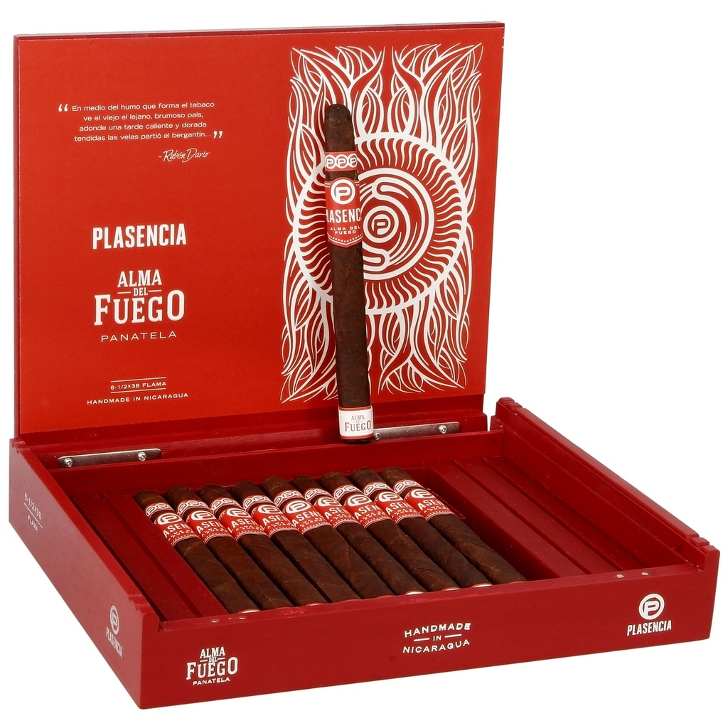 Plasencia Alma del Fuego Flama Box of 10 - 6" 1/2 x 38