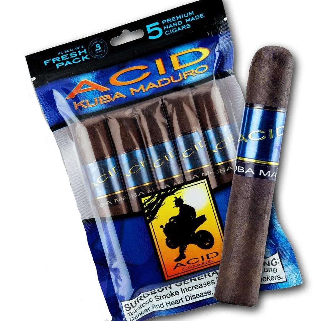 Acid Kuba Maduro Retail Shelf 5 Packs of 5 - Sampler Cigars