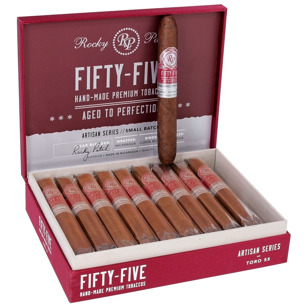 Rocky Patel Fifty-Five Toro Box of 20 - 6" 1/2 x 55