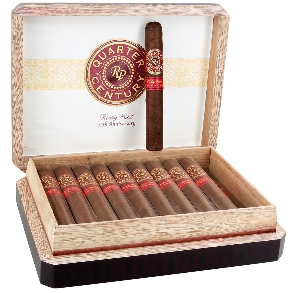 Rocky Patel Quarter Century Robusto Box of 20 - 5" 1/2 x 50