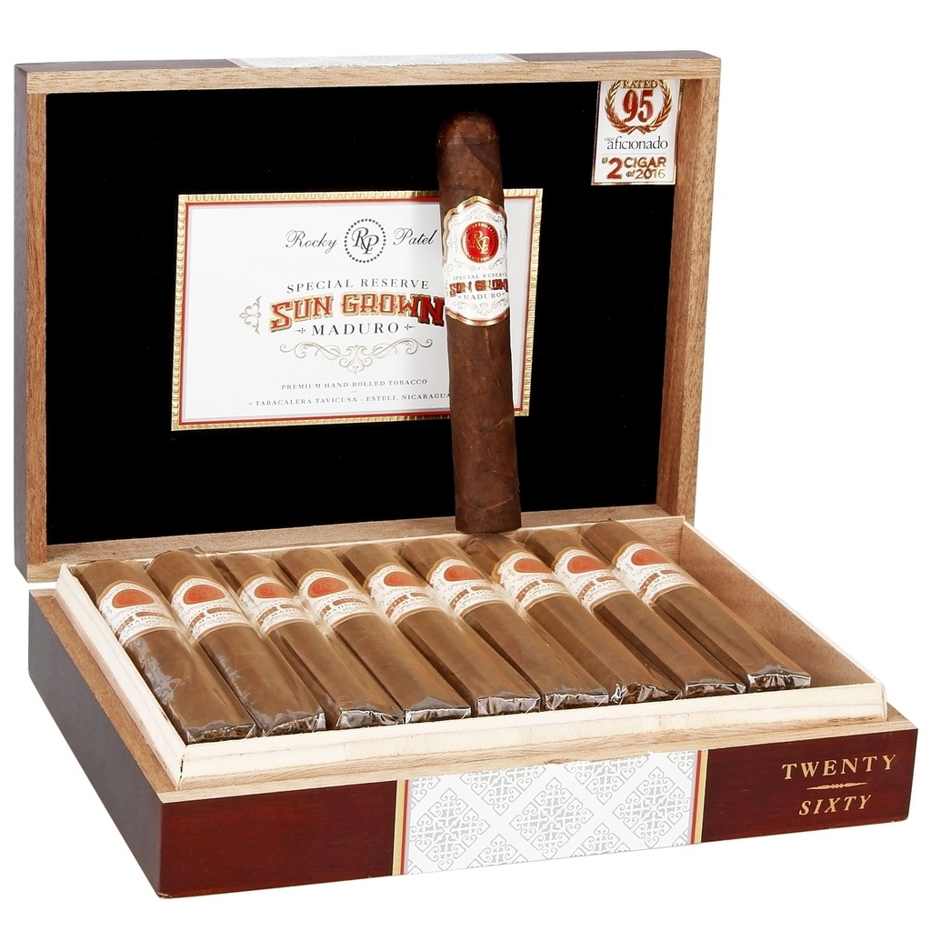 Rocky Patel Sun Grown Maduro Sixty Box of 20 - 6" x 60