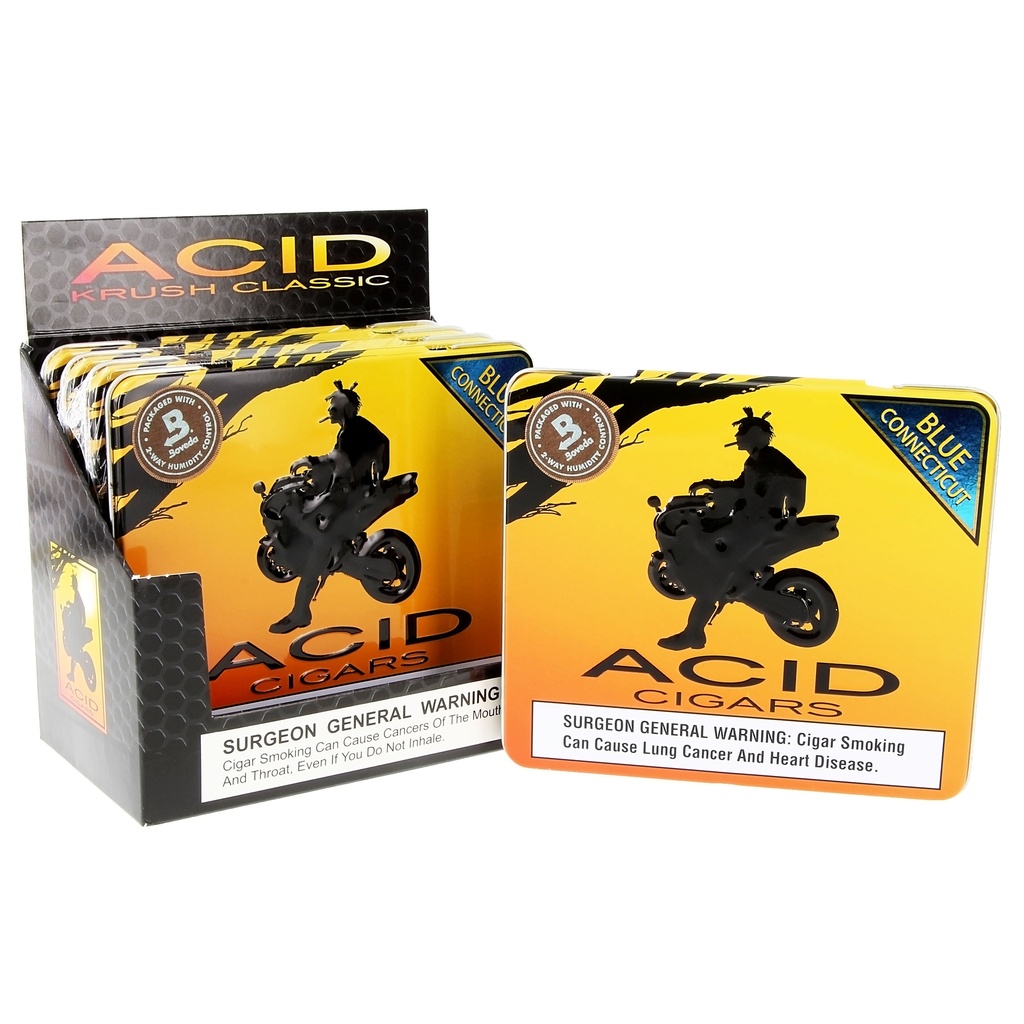 Acid Blue Krush Small Cigar Tin of 5 