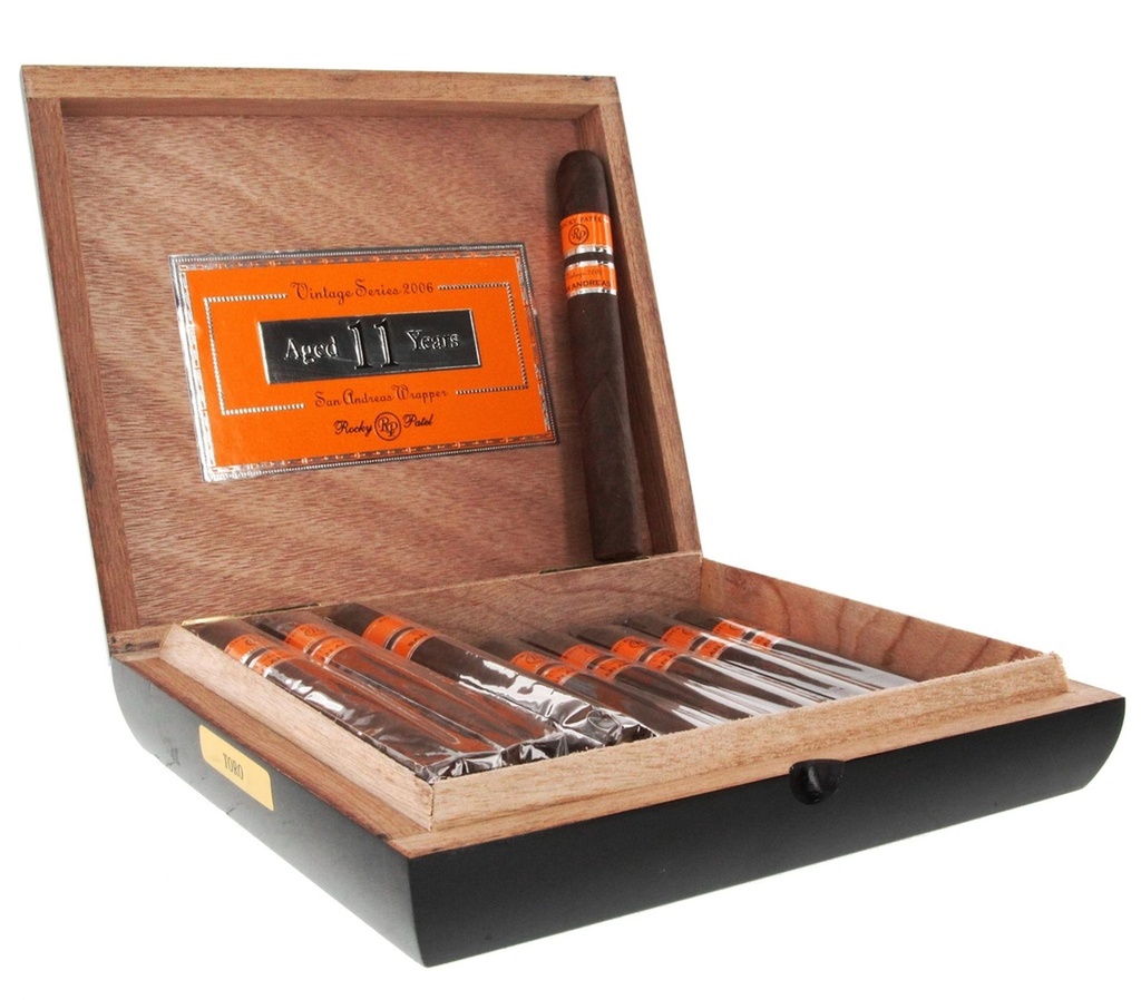 Rocky Patel Vintage San Andreas 2006 Toro Box of 20 - 6" 1/2 x 52