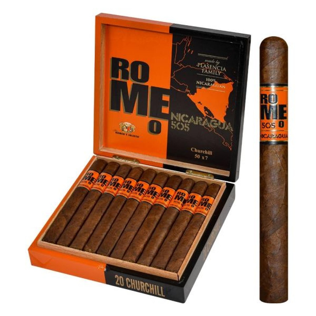 Romeo 505 Nicaragua by Romeo y Julieta Churchill 7" * 56 