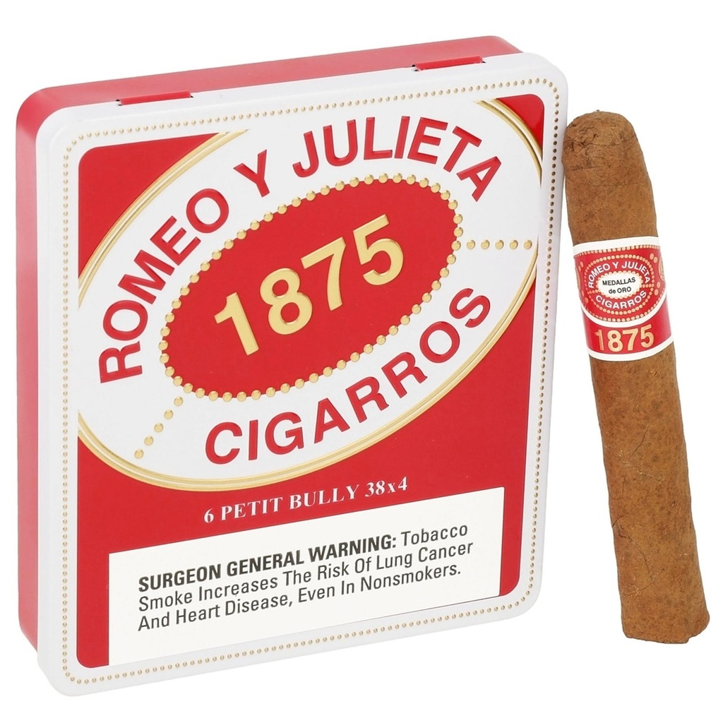 Romeo y Julieta 1875 Petite Bully Small Cigars Tin of 5