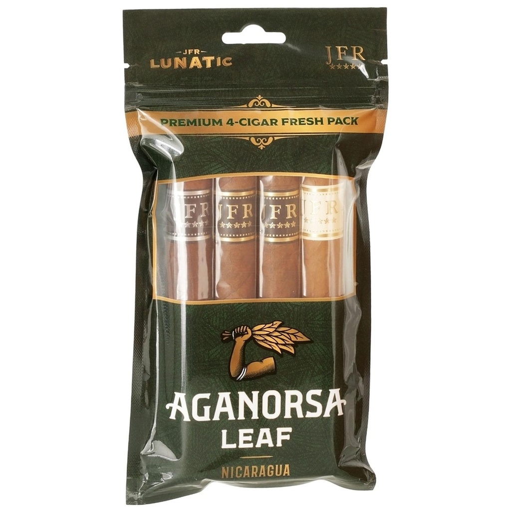 Aganorsa Leaf JFR Super Toro Shelf Retail Pack of 4 -Sampler Cigars