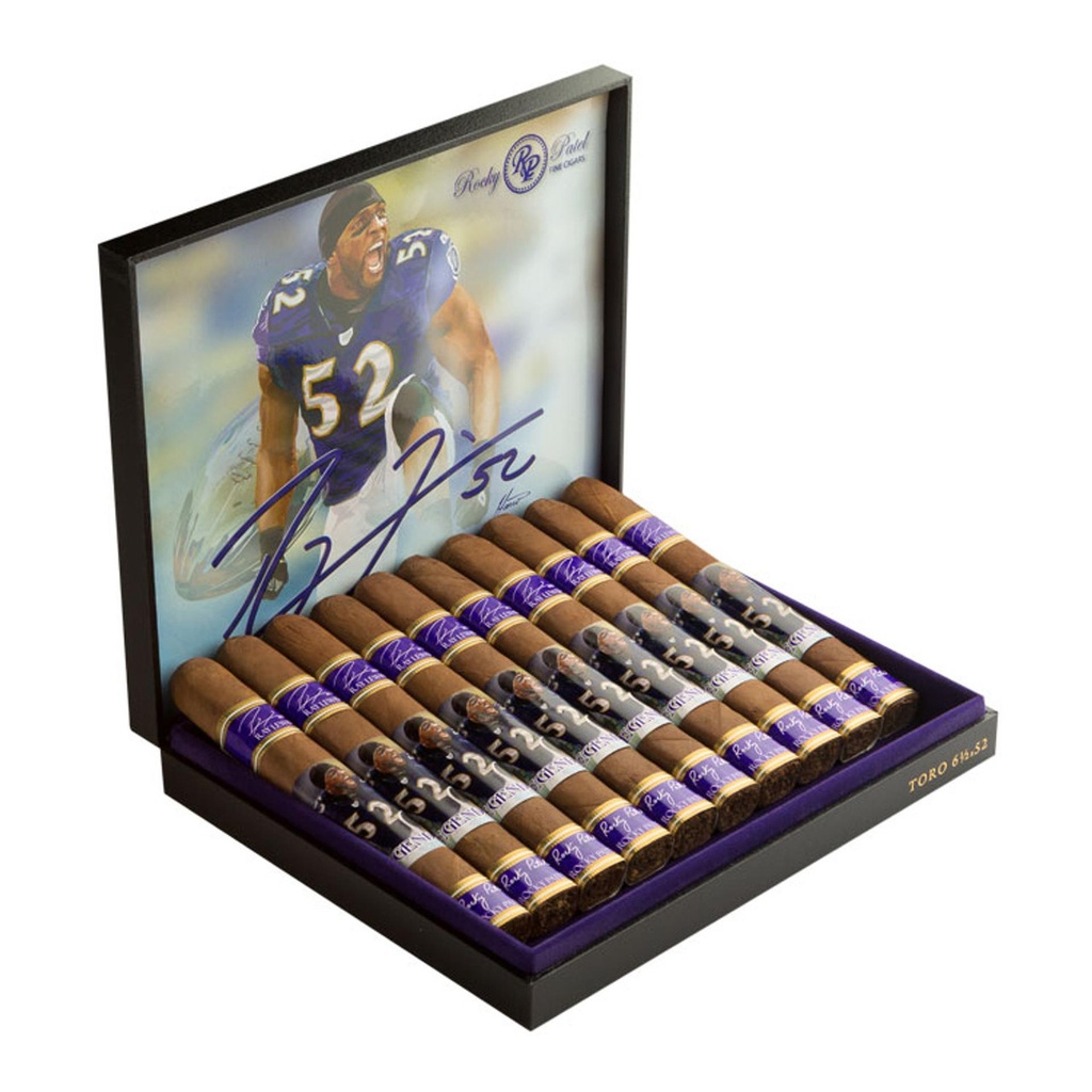 Rocky Patel Legends 52 By Ray Lewis Toro Box of 10 - 6" 1/2 x 52