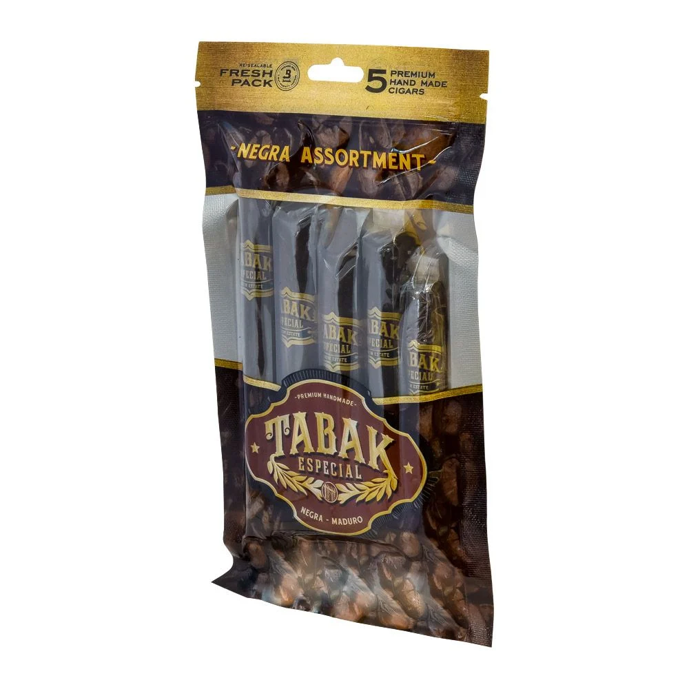 Tabak Especial Negra Assortment Shelf Retail Pack of 5 - Sampler Cigars