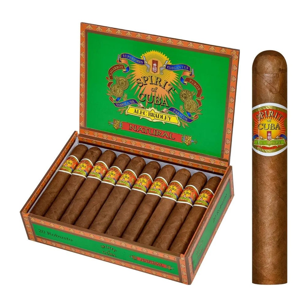 Alec Bradley Spirit Of Cuba Natural Robusto Box of 20 - 5" x 50