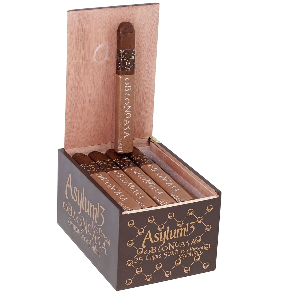 Asylum 13 Oblongata Maduro 52x6 