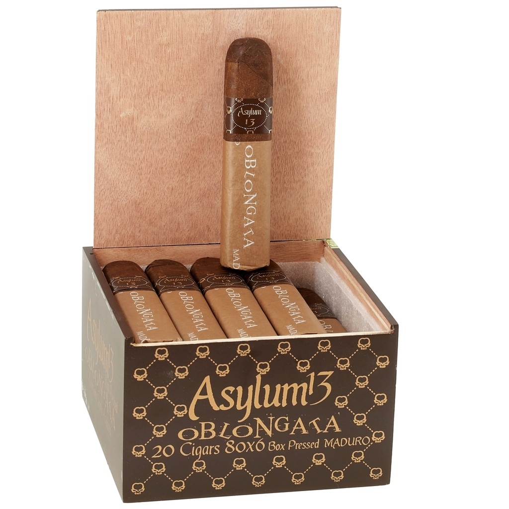 Asylum 13 Oblongata Maduro 80x6 