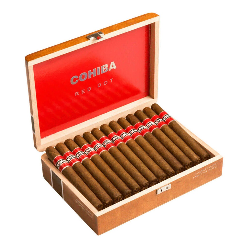 Cohiba Red Dot Lonsdale Grande Box of 25 - 6'' 1/4 x 47