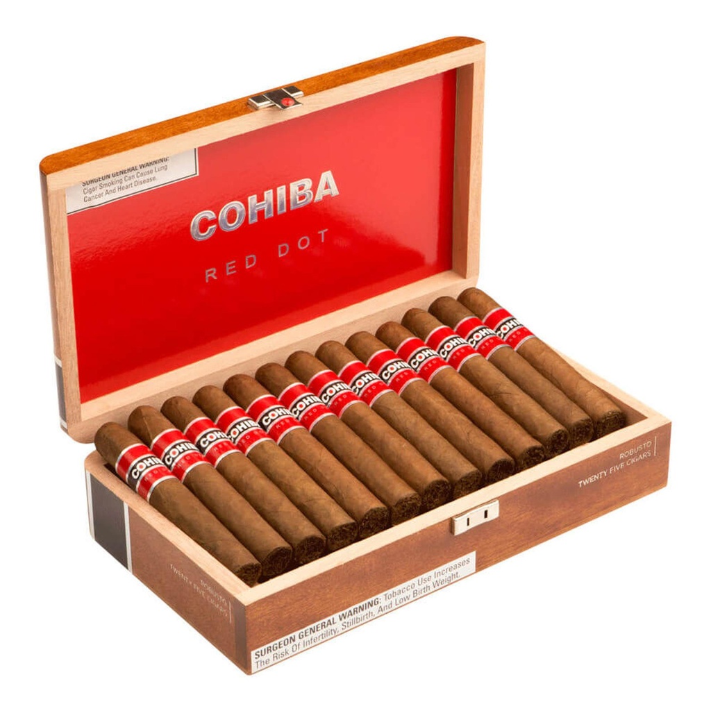 Cohiba Red Dot Robusto Box of 25 - 5'' x 49