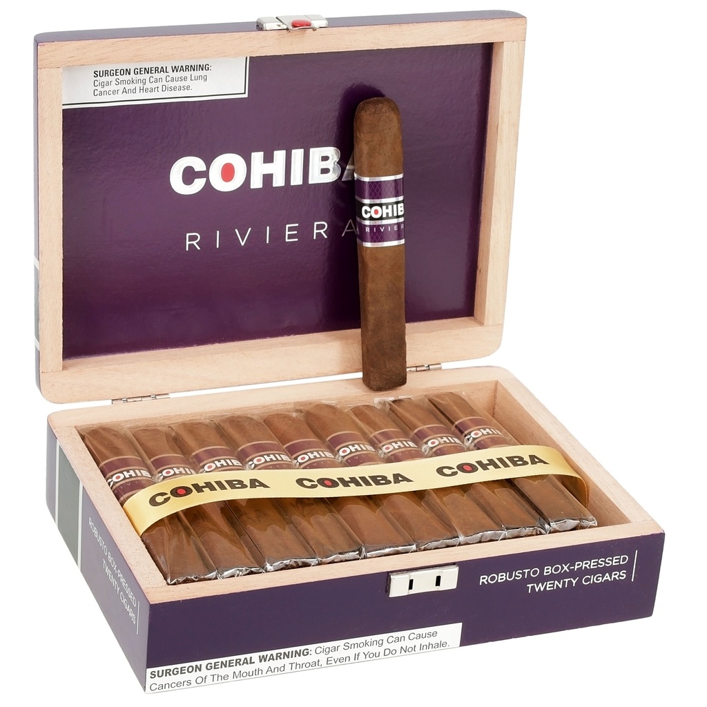 Cohiba Riviera Robusto Box-Pressed Box of 20 - 5" x 52