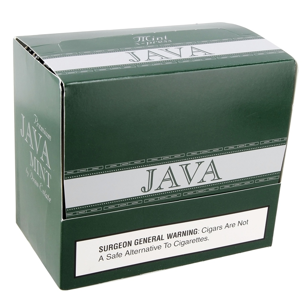 Java Mint Xpress  Small Cigars Tin of 10